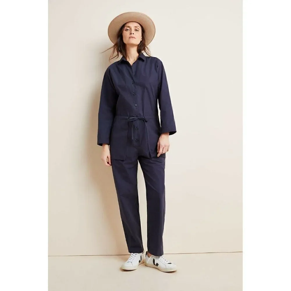 NEW ANTHROPOLOGIE X VELVET GRAHAM & SPENCER Sz S JOSEPHINE UTILITY JUMPSUIT